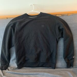 Men’s Large black Champion crew neck